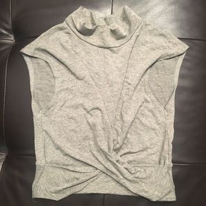 Top Shop- Grey Crop Top